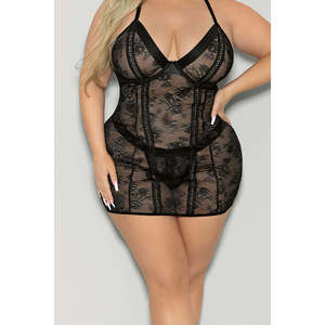 Queen Boss Lady Lace Chemise
